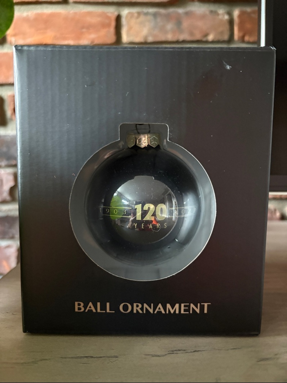 Harley-Davidson Black and Gold 120 Years Commemorative Ornament